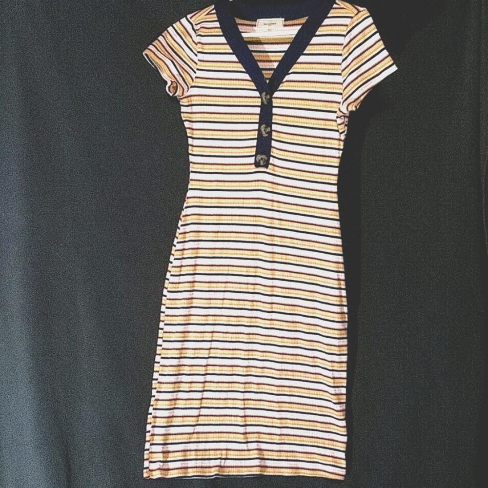 🌷🌷No comment striped dress
